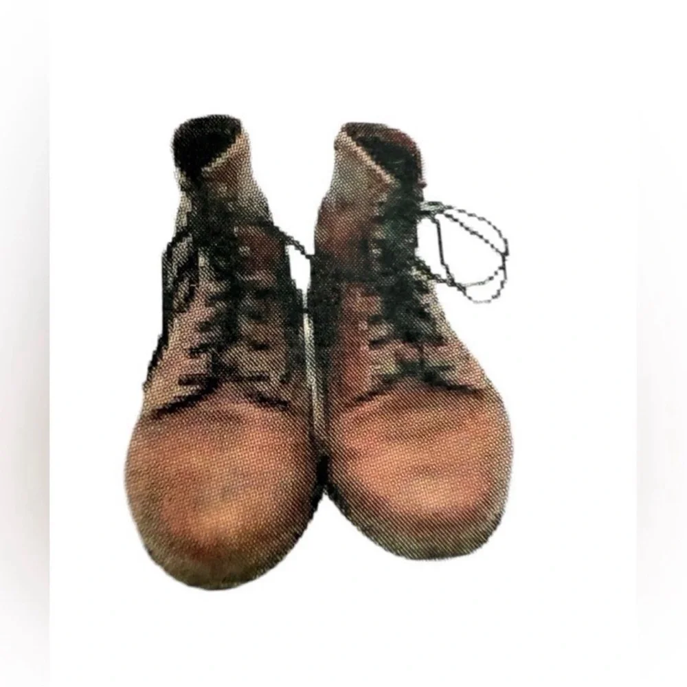 Ariat Brown Leather Lace-Up Boots